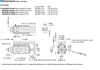Actuator Dimensions