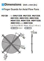 Dimensions (Finger Guard)