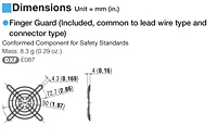 Finger Guard Dimensions