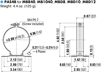 Dimensions (Bracket)