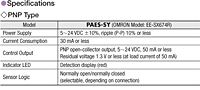Sensor Specifications